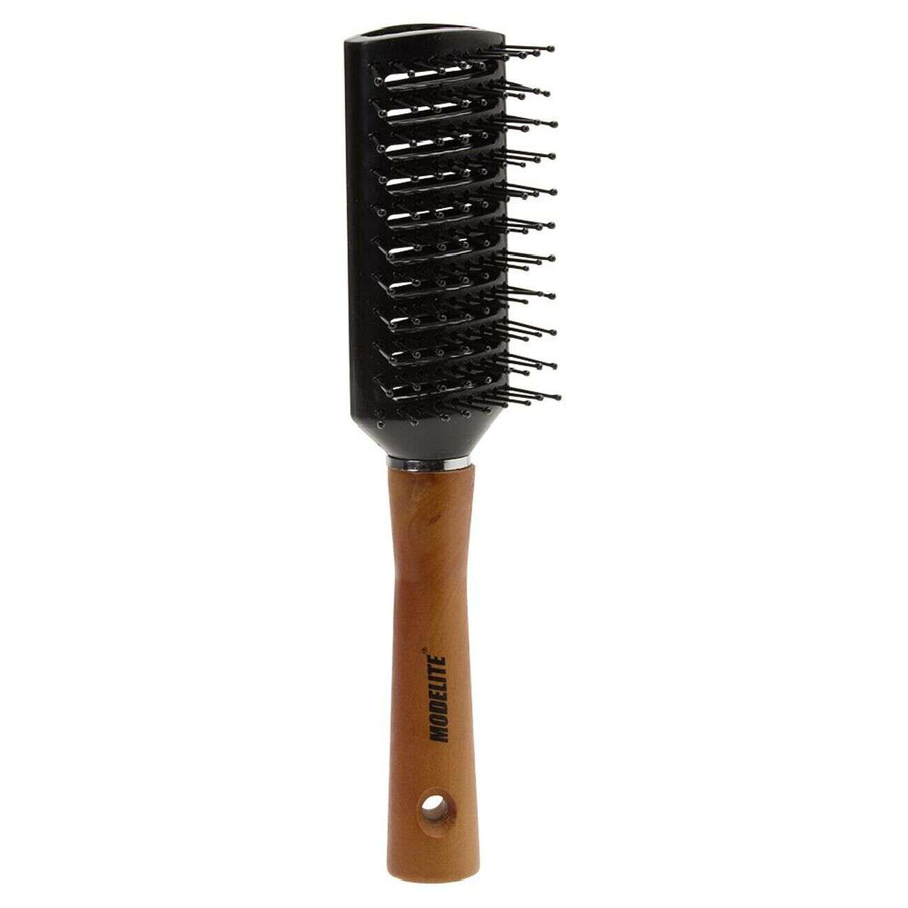 Brosse tunnel multi-usages picots perlés manche en bois