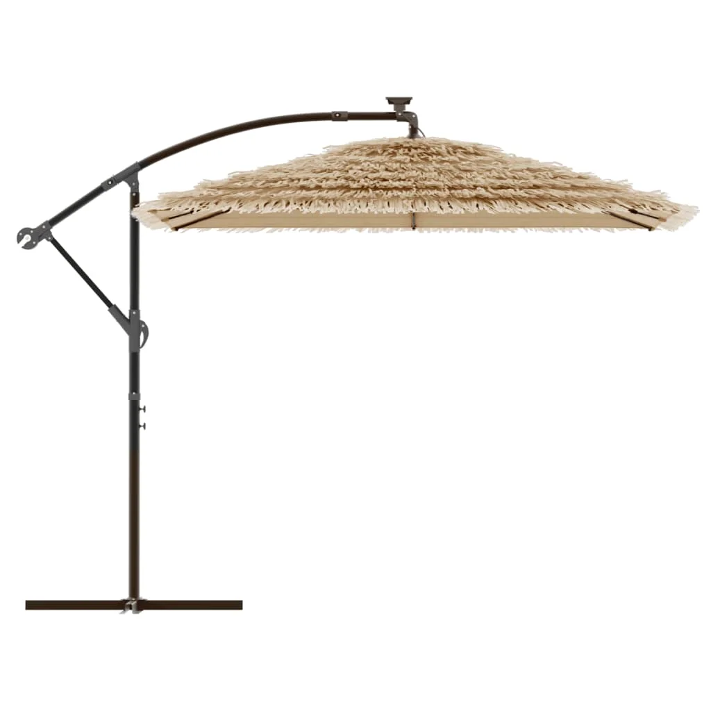 vidaXL Garden Parasol with Steel Pole Umbrella Sunshade Outdoor Patio Beach