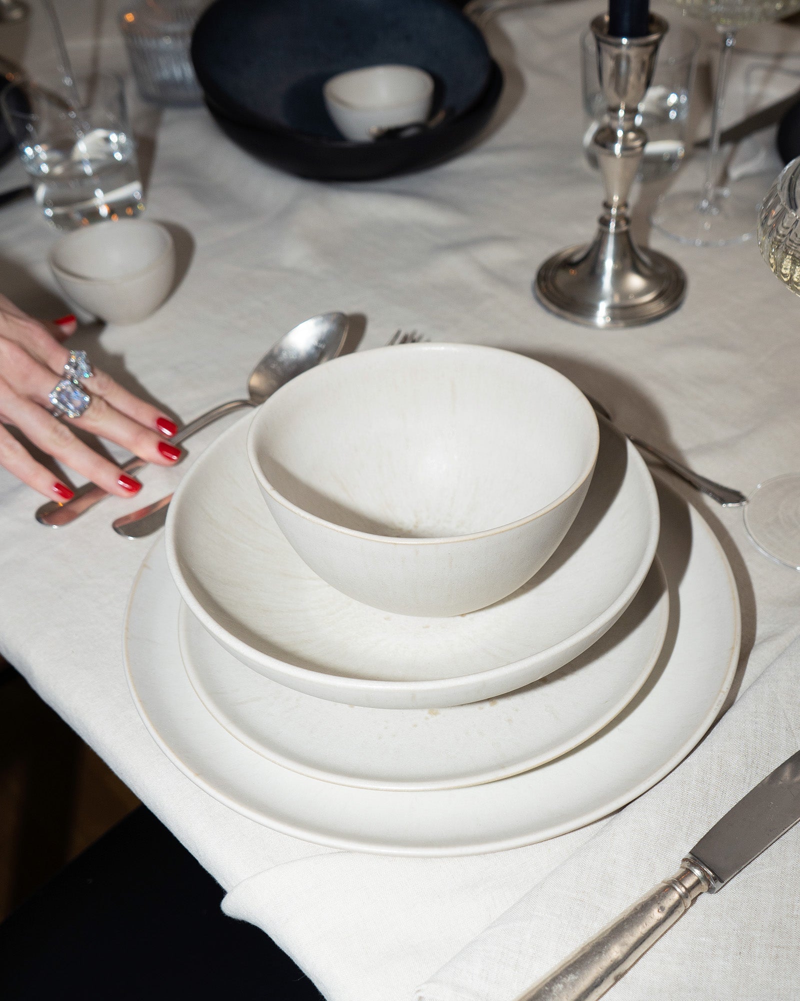 SINTRA - TABLEWARE SET CLASSIC SAND 8 PIECES