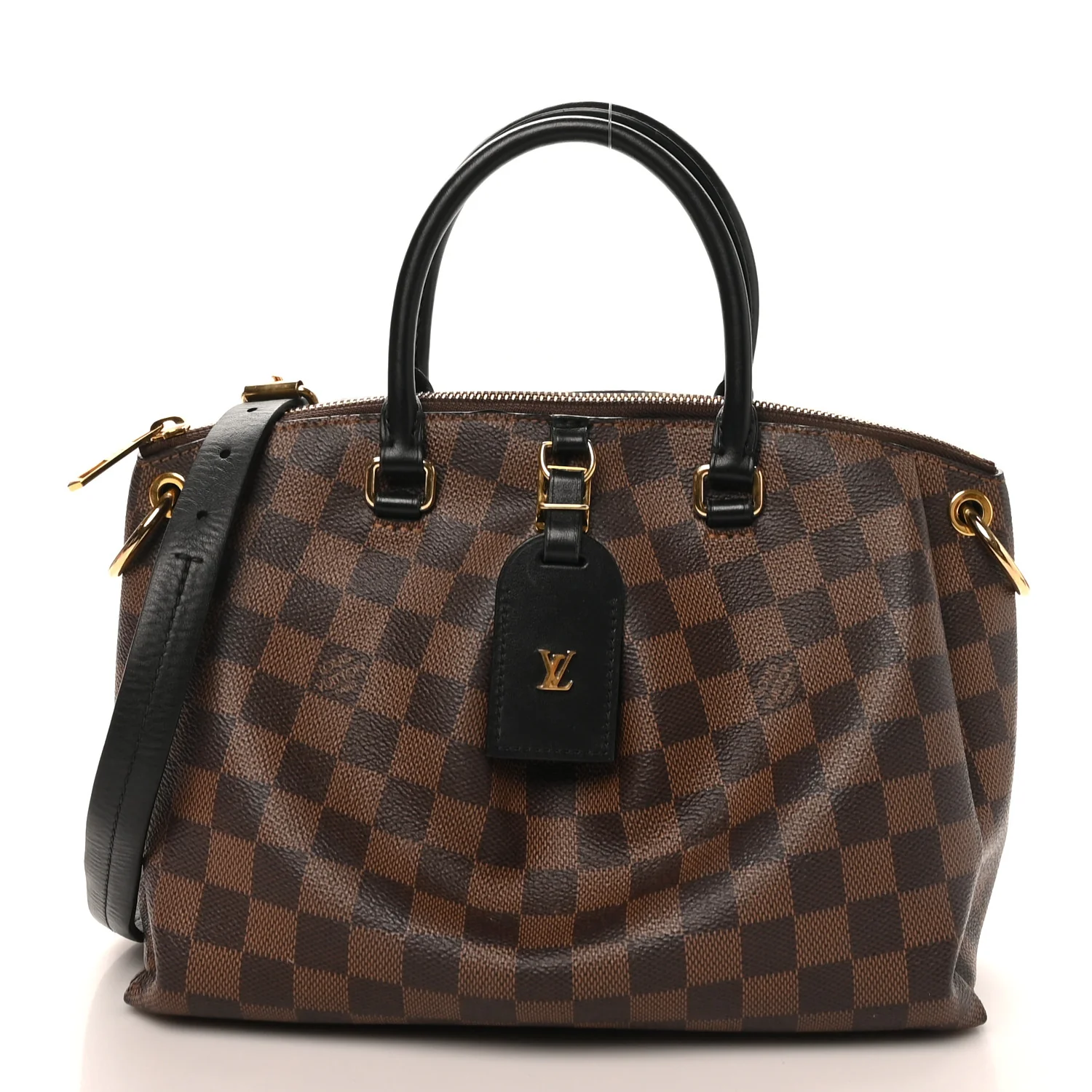 Damier Ebene Odeon Tote PM Black