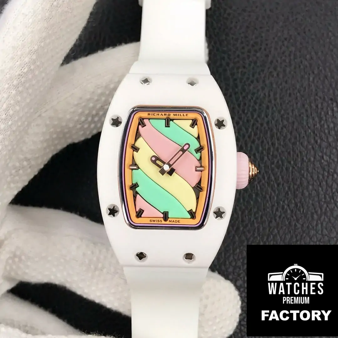 Richard Mille RM-07 Bon Bon RM Factory White Strap