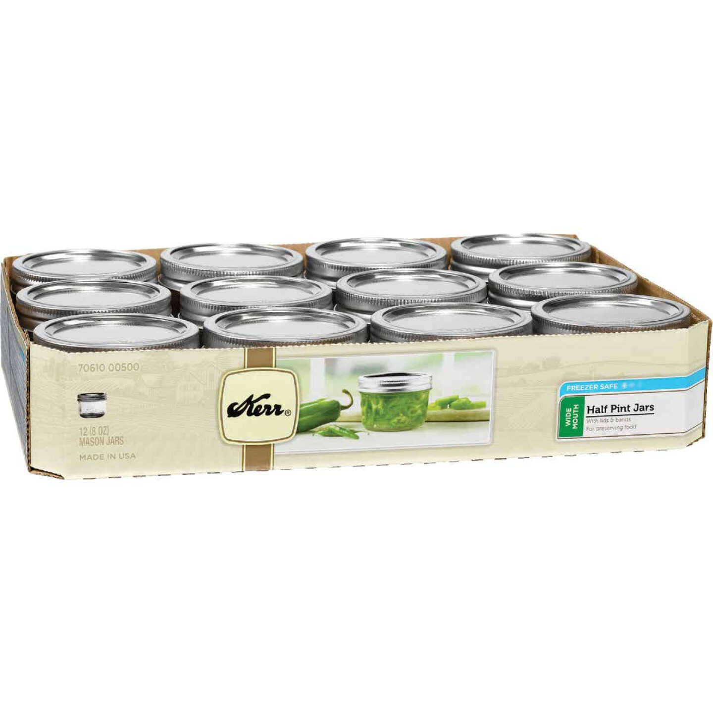 Kerr - Jars Wide Mouth 8 oz -12 Count