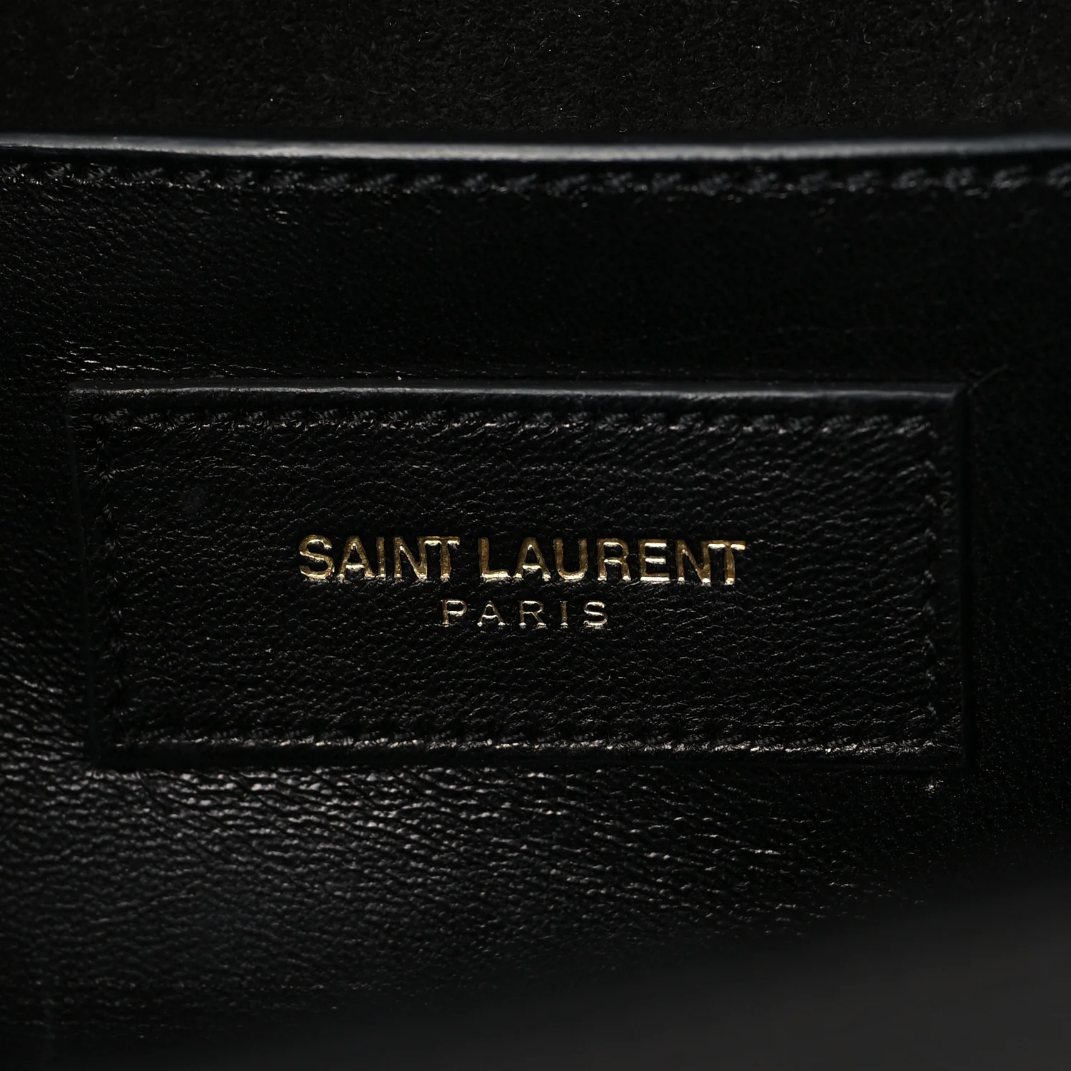 Grain De Poudre Monogram Cassandre Clutch Black