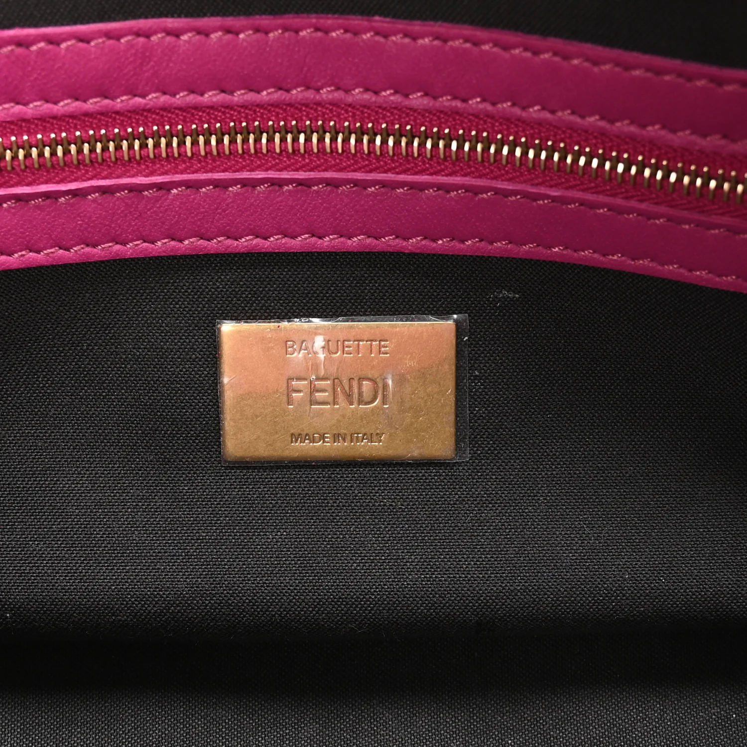 Nappa FF 1974 Embossed Baguette Ciclamino Pilar
