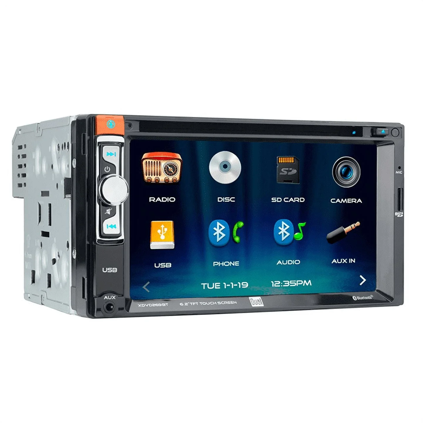 XDVD269BT 6.2 Inch, Car Stereo Head Unit, Double DIN with CD/DVD - Image 2