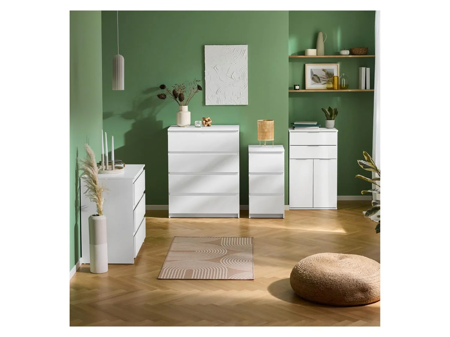 LIVARNO Commode Genve, 80 x 78 x 48 cm, blanche
