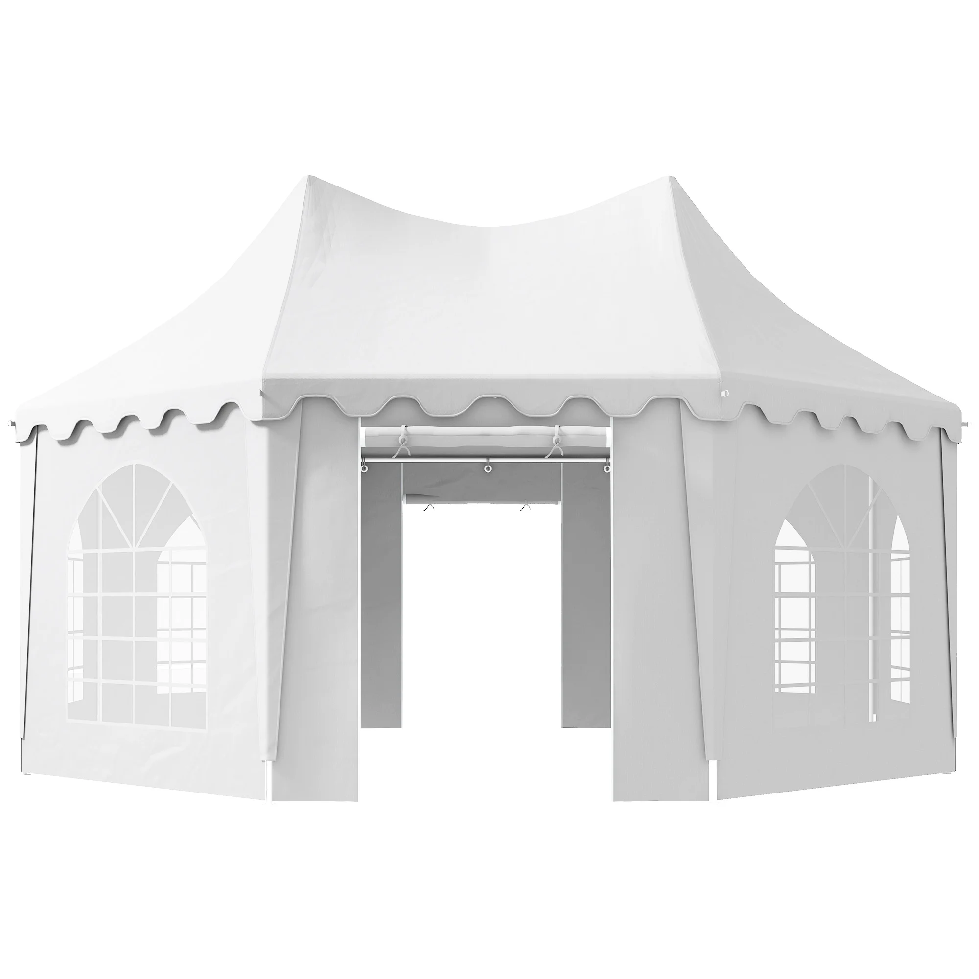 22.3' x 16.4' White Event Outdoor Canopies, Portable(22' x 16') - Image 2