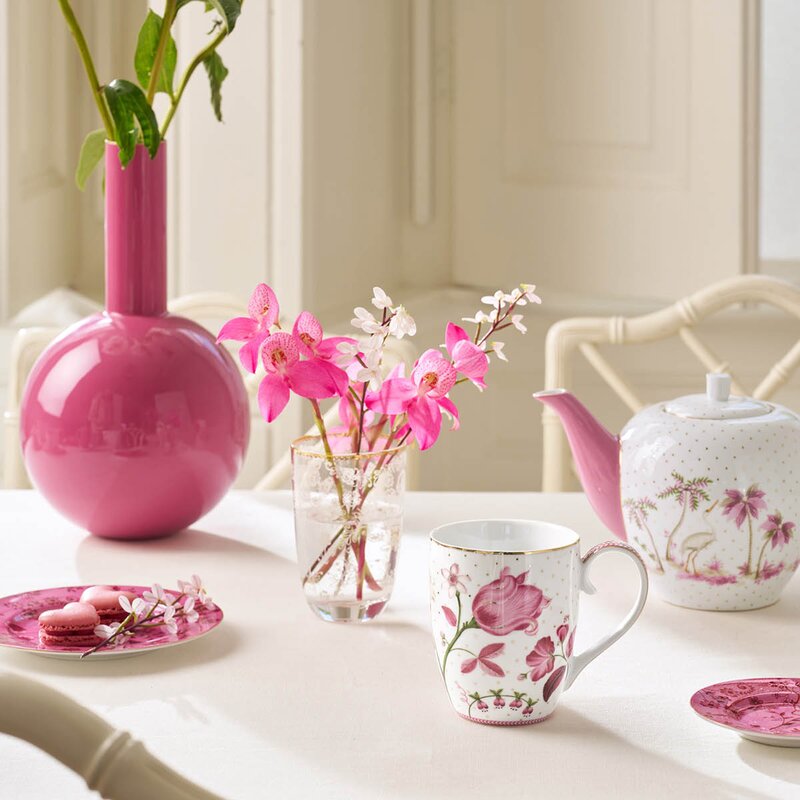 Jolie Tulip krus XL 45 cl rosa
