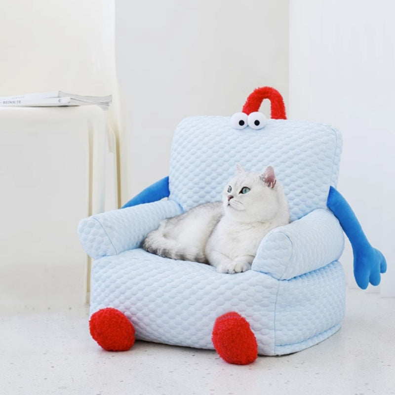 Canapé-lit rafraîchissant pour chien et chat au style enfantin