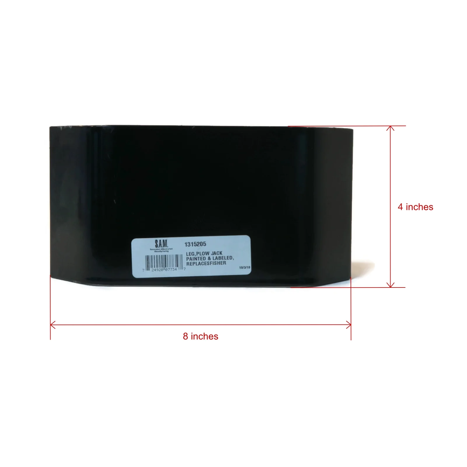 The ROP Shop Buyers Products Snowplow Blade Kickstand Jack Leg for Fisher XtremeV, XV2  XLS