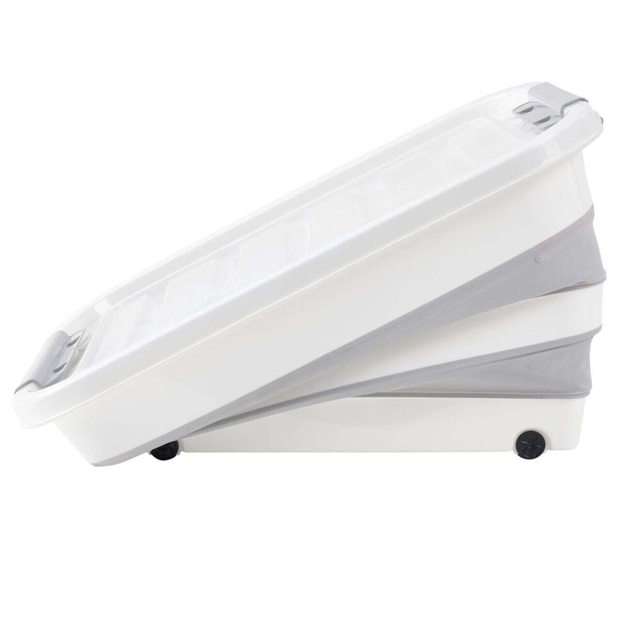 Box de rangement pliable 45L à roulettes 61x32xH43cm