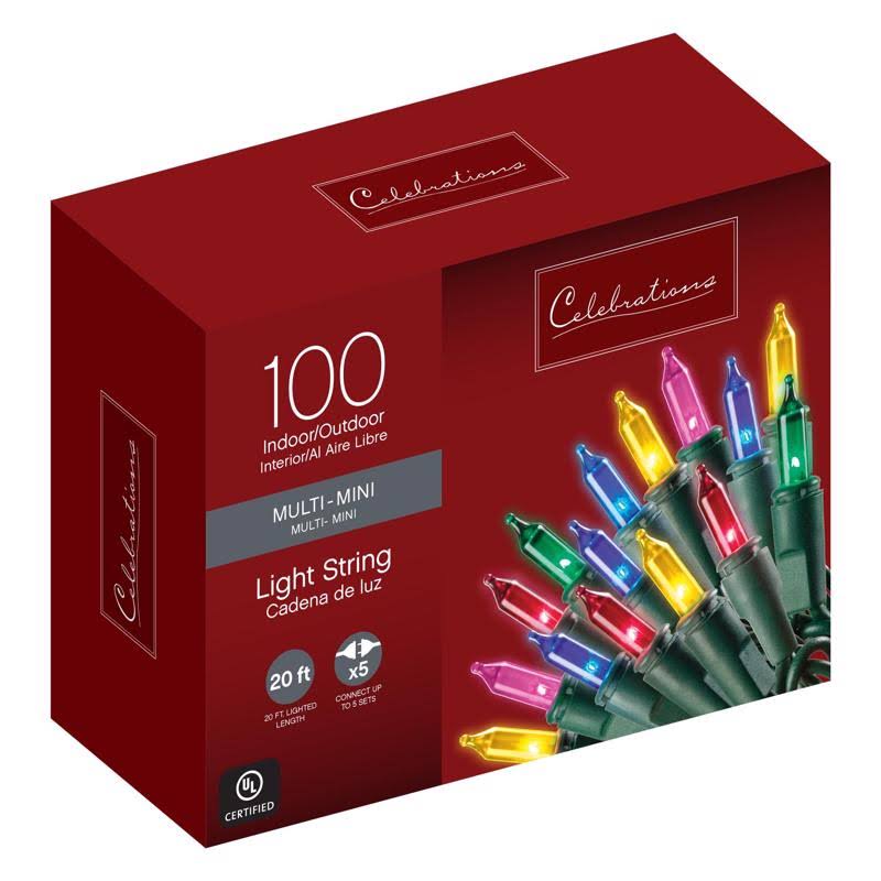 Celebrations Indoor/Outdoor Mini Lights - 100 count
