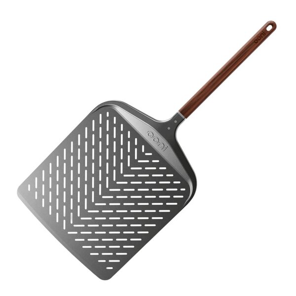 Pizzaspade perforert 36 cm valnøtt