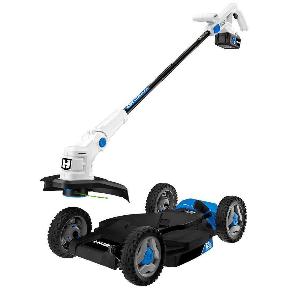 20V 12" Cordless Trim Mower Kit, (1) 4.0Ah Lithium-Ion Battery - Image 4