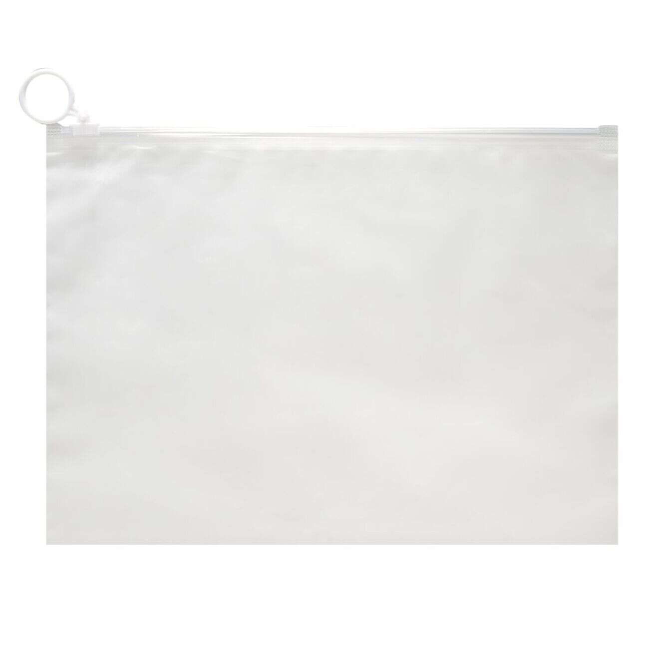 Sac de rangement waterproof x5 plastique zippé blanc transparent 18x25cm