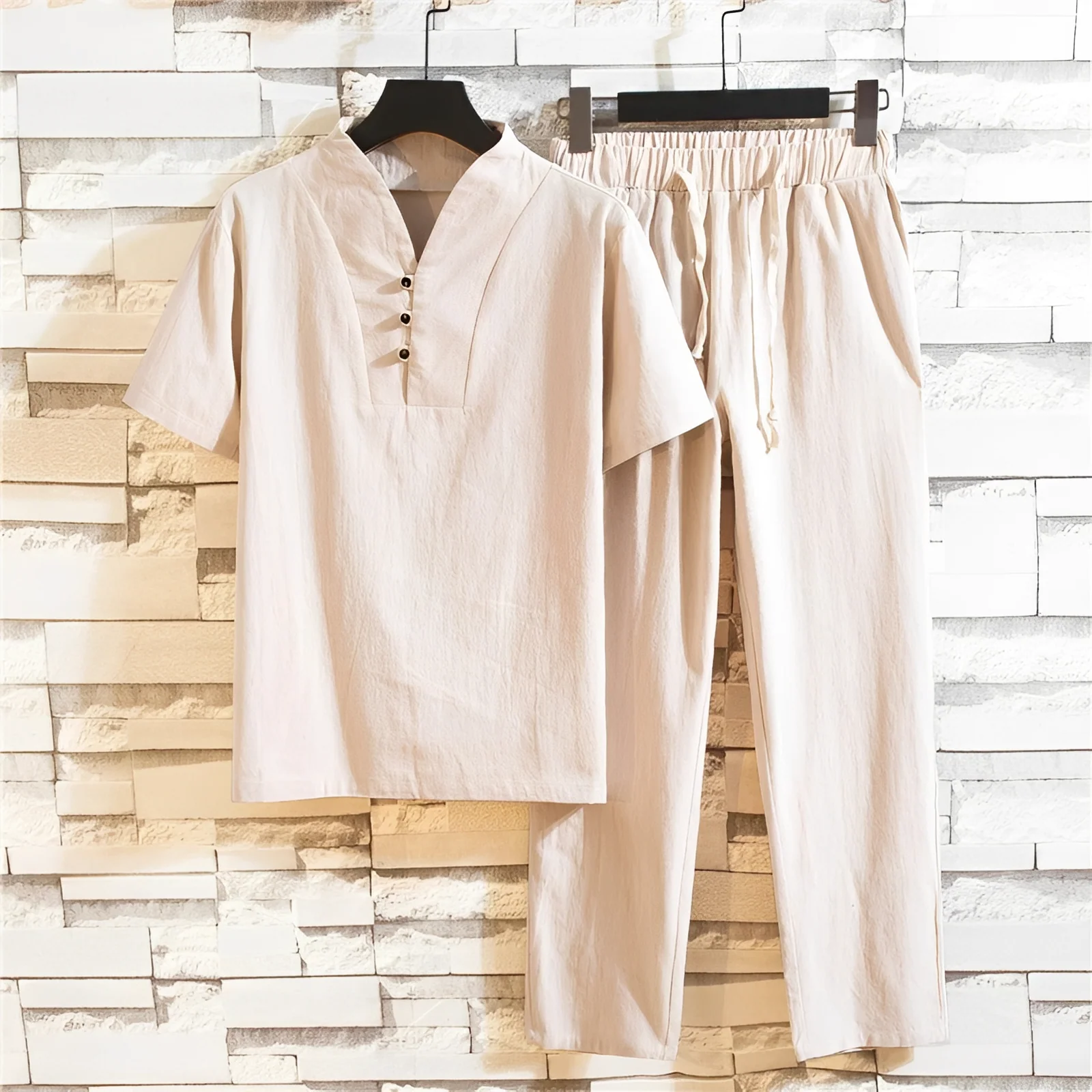 Cyril - Ensemble chemise et pantalon pour homme - pour les jours ensoleillés