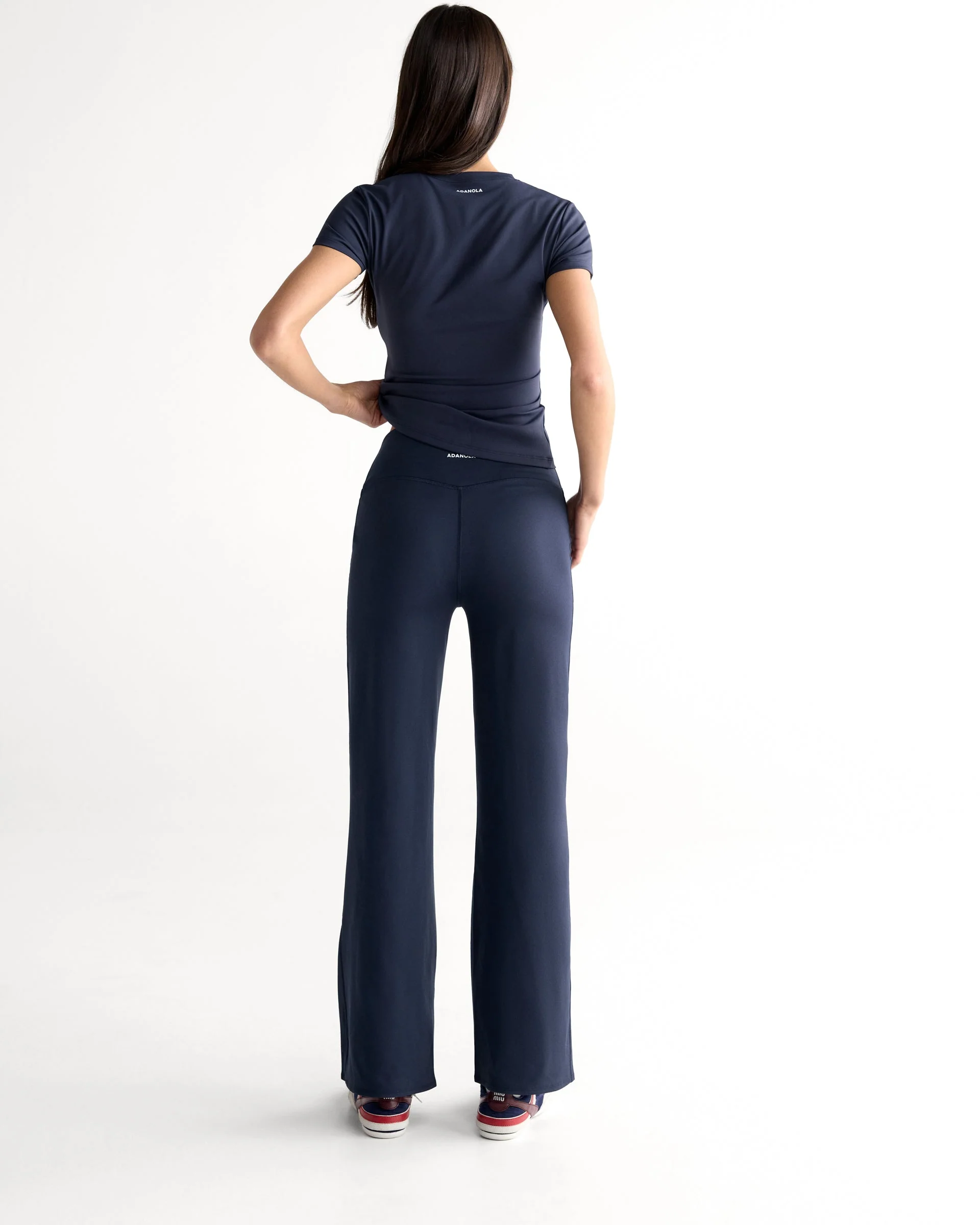 Wrap Yoga Pant - Navy Blue