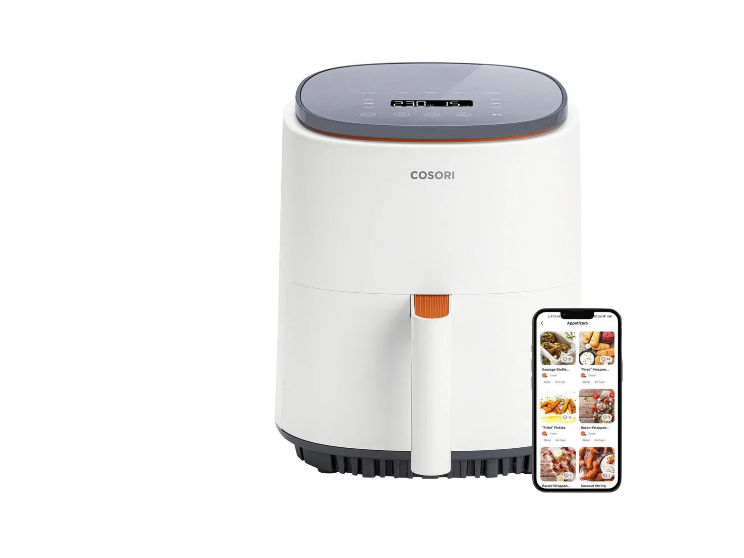 Friteuse  air chaud LiteSmart, 1500 W, 3,8 L
