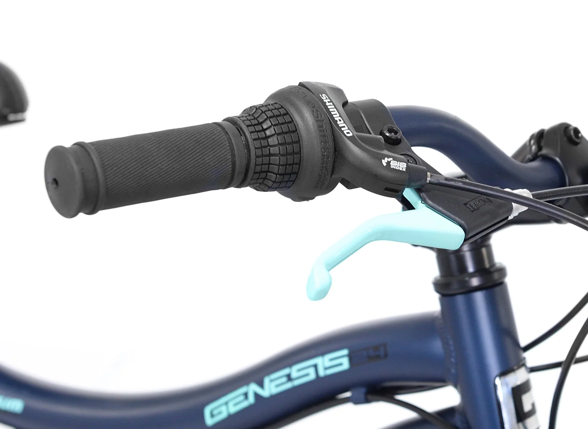 Genesis 24 Bella Vista Girl's Full Suspension Tween/Teen Mountain Bike, Blue