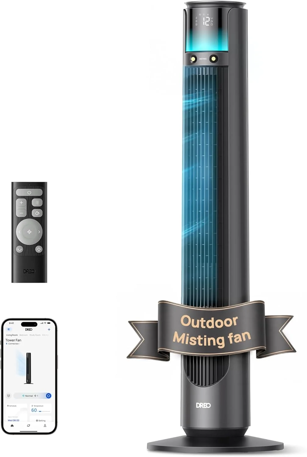 TurboCool Outdoor Misting Fan 711AS