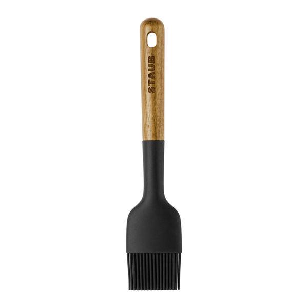 Pensel i silikon 22 cm akasietree/svart