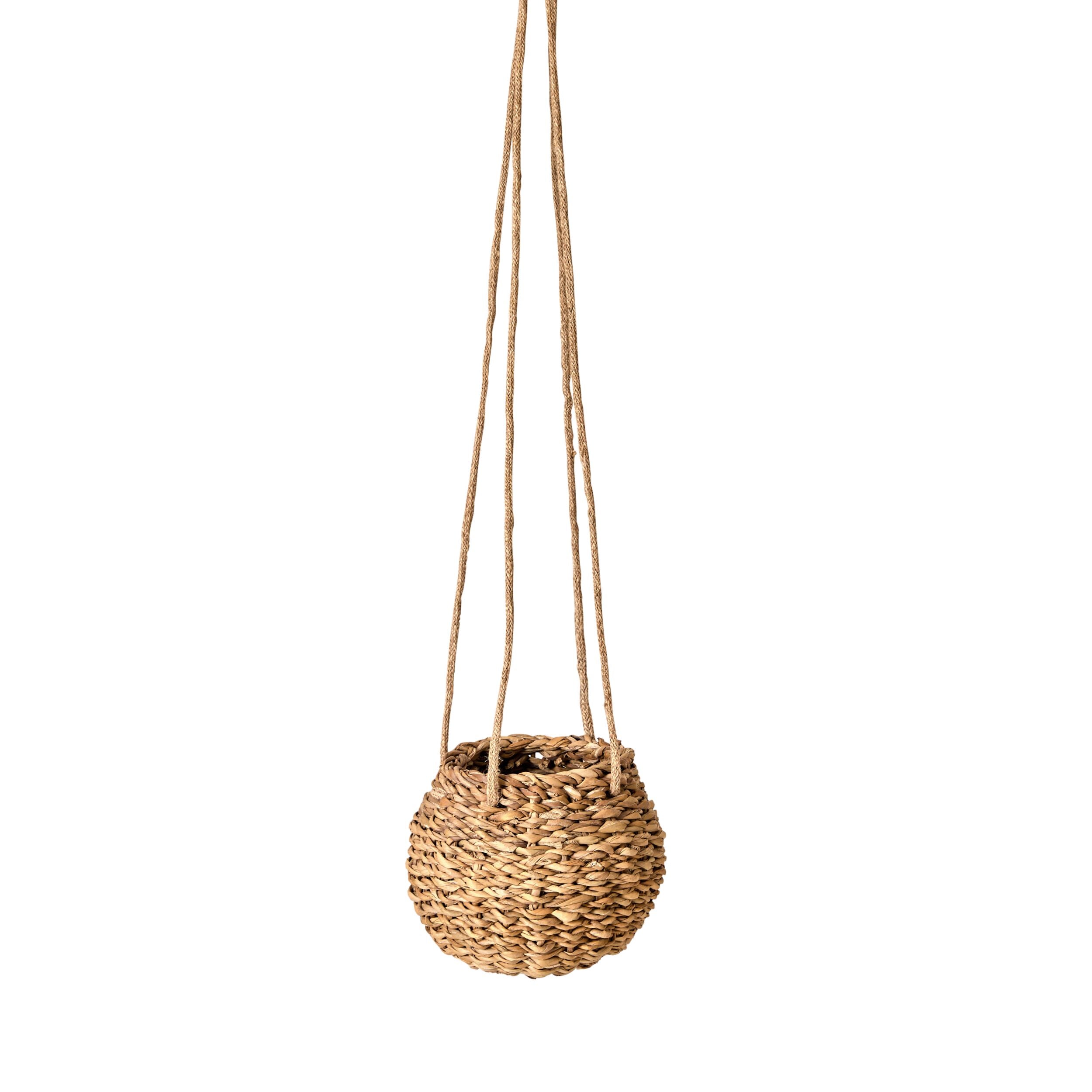 Zadie Hanging Woven Basket Small