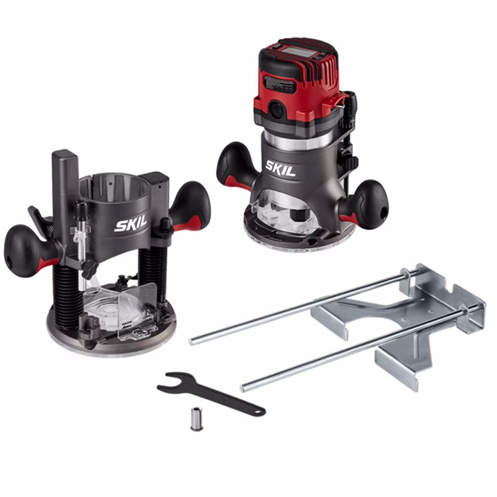 SKIL RT1322-00 14 Amp Corded Plunge Fixed Base Woodworking Router