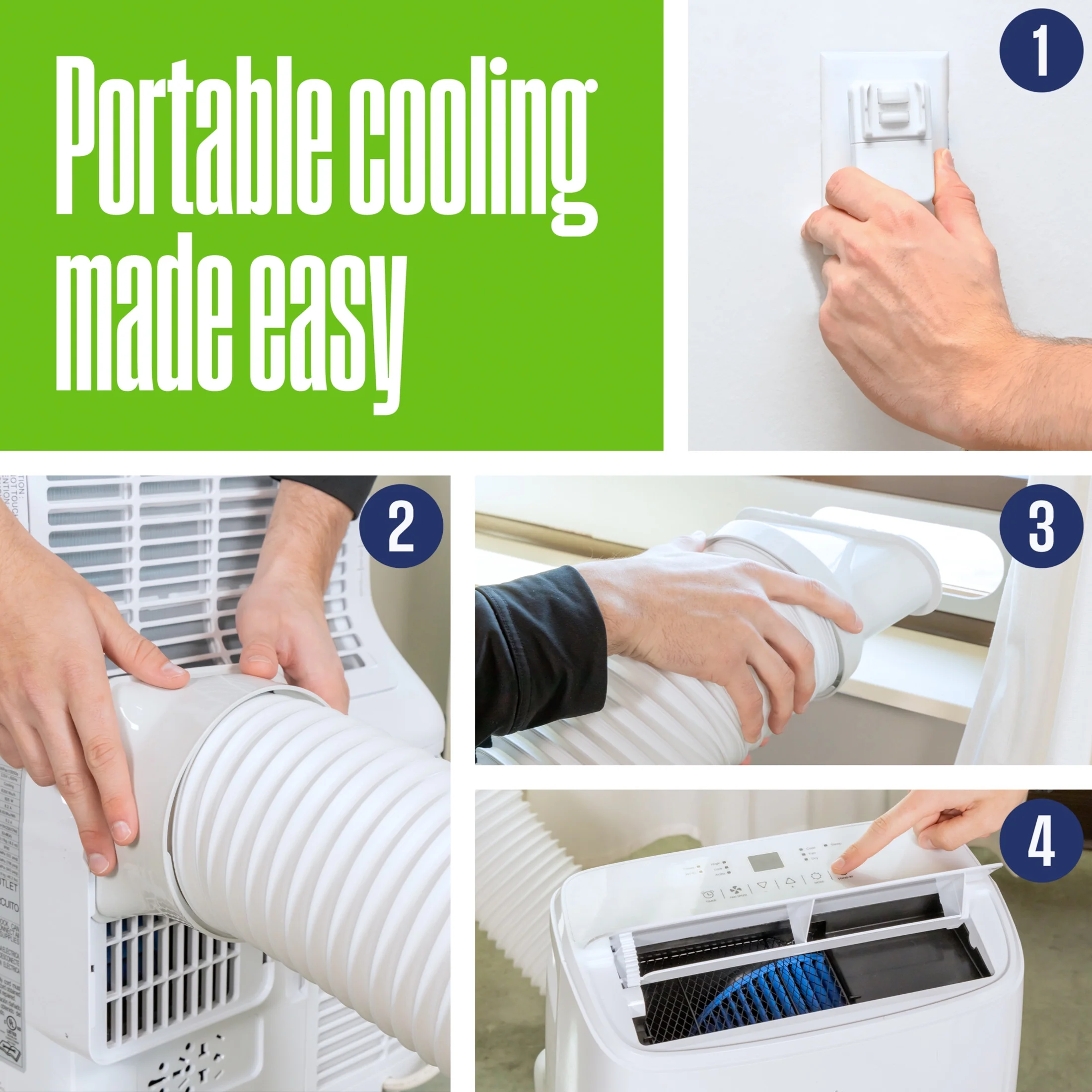 12,000 BTU Portable Air Conditioner Dehumidifier with Remote Smart App, up to 550 Sq Ft(12,000 BTU with Smart App) - Image 8