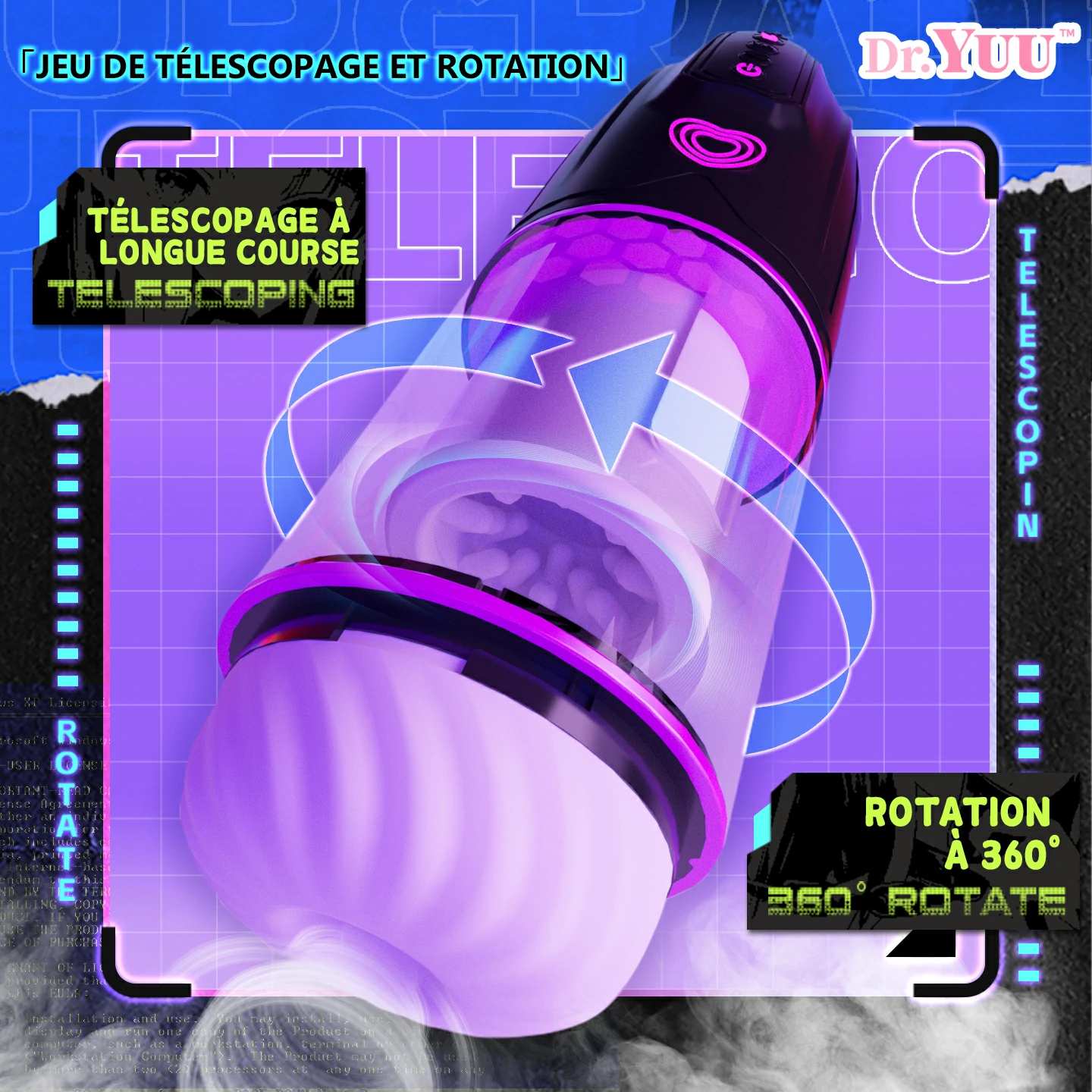 Bouton burst pour une intensité maximale instantanée en un clic.