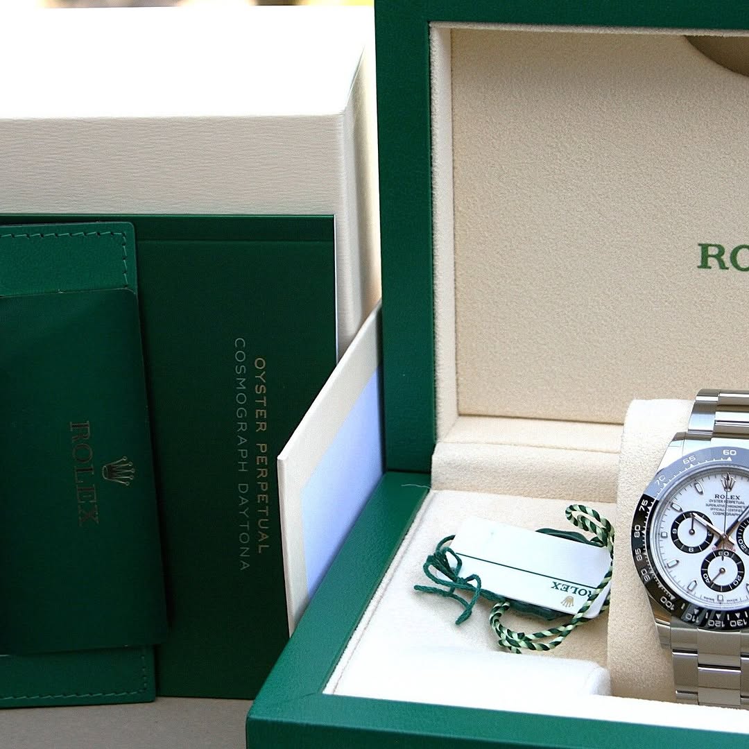 [Super Clone]Rolex Daytona 40mm Stainless Steel Panda Dial  m126500ln-0001
