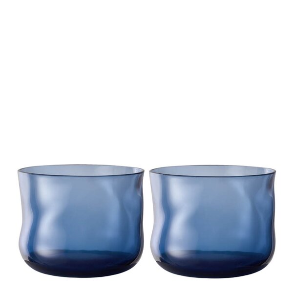 Swirl tumbler glass small 24 cl 2 stk Midnight