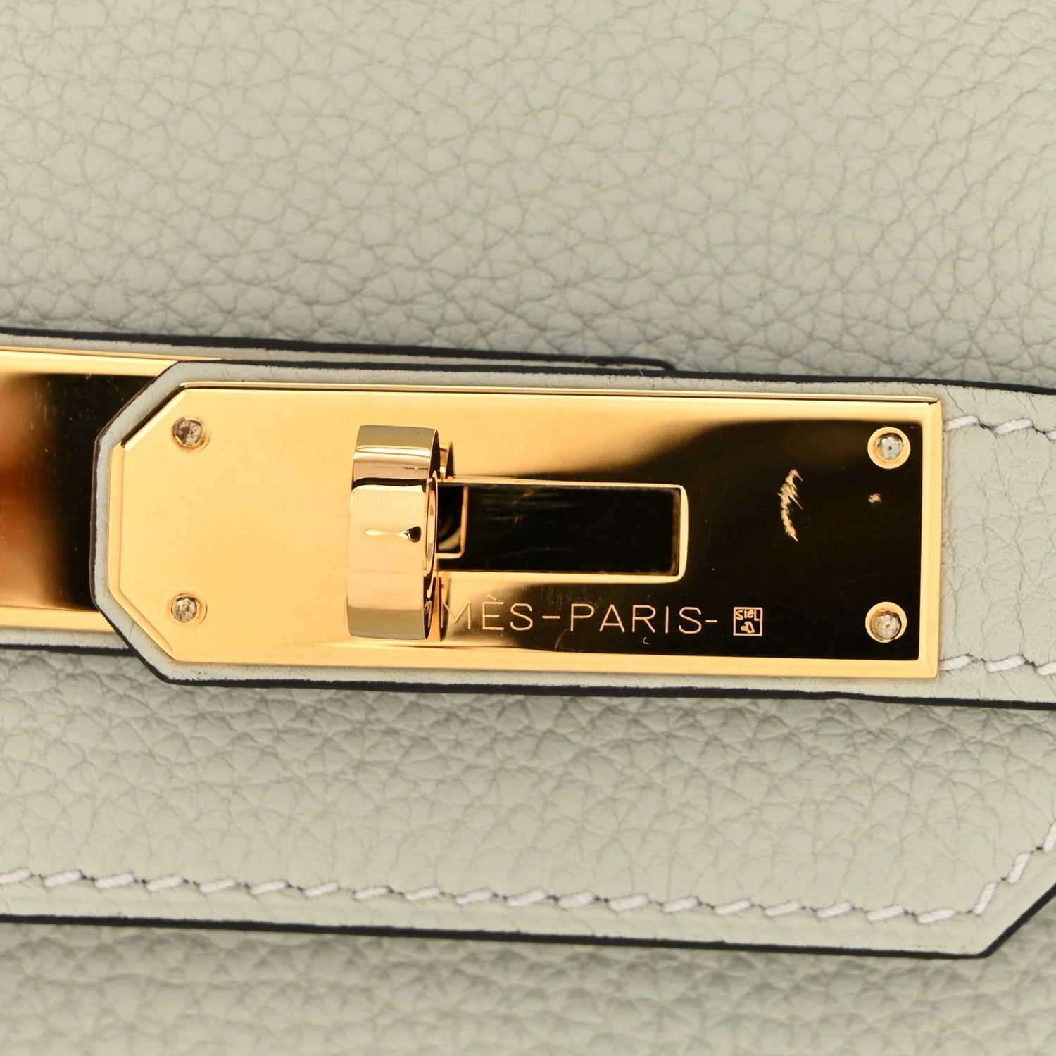 Togo Birkin 30 Gris Neve