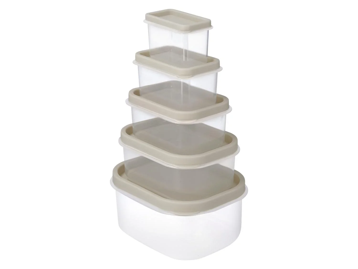 SILVERCREST Set de 5 botes de conservation