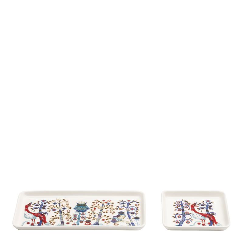 Taika tallerken rektangel 12x24 cm hvit