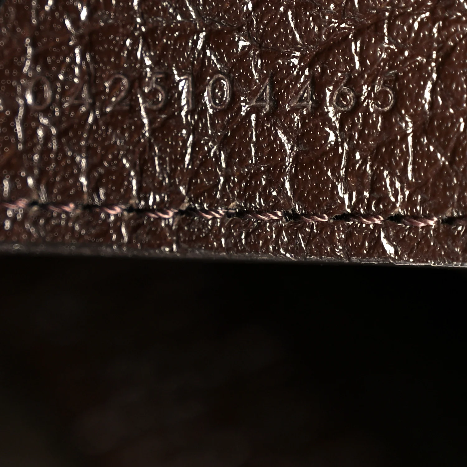 Grained Calfskin Small Spin Tote Kohl Brown