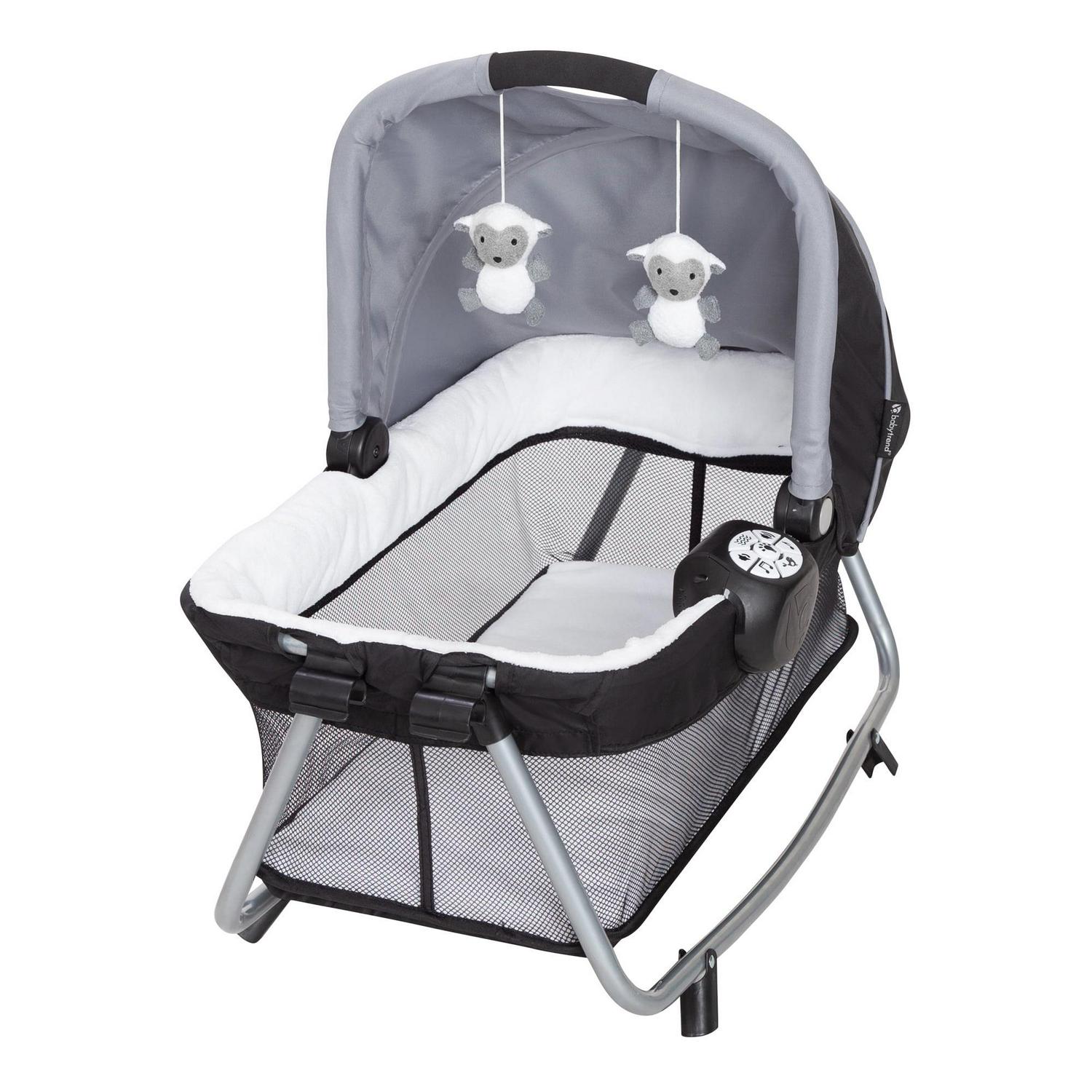 Simply Smart Nursery Center Playard with Bassinet and Travel Bag Whisper Grey - Image 3