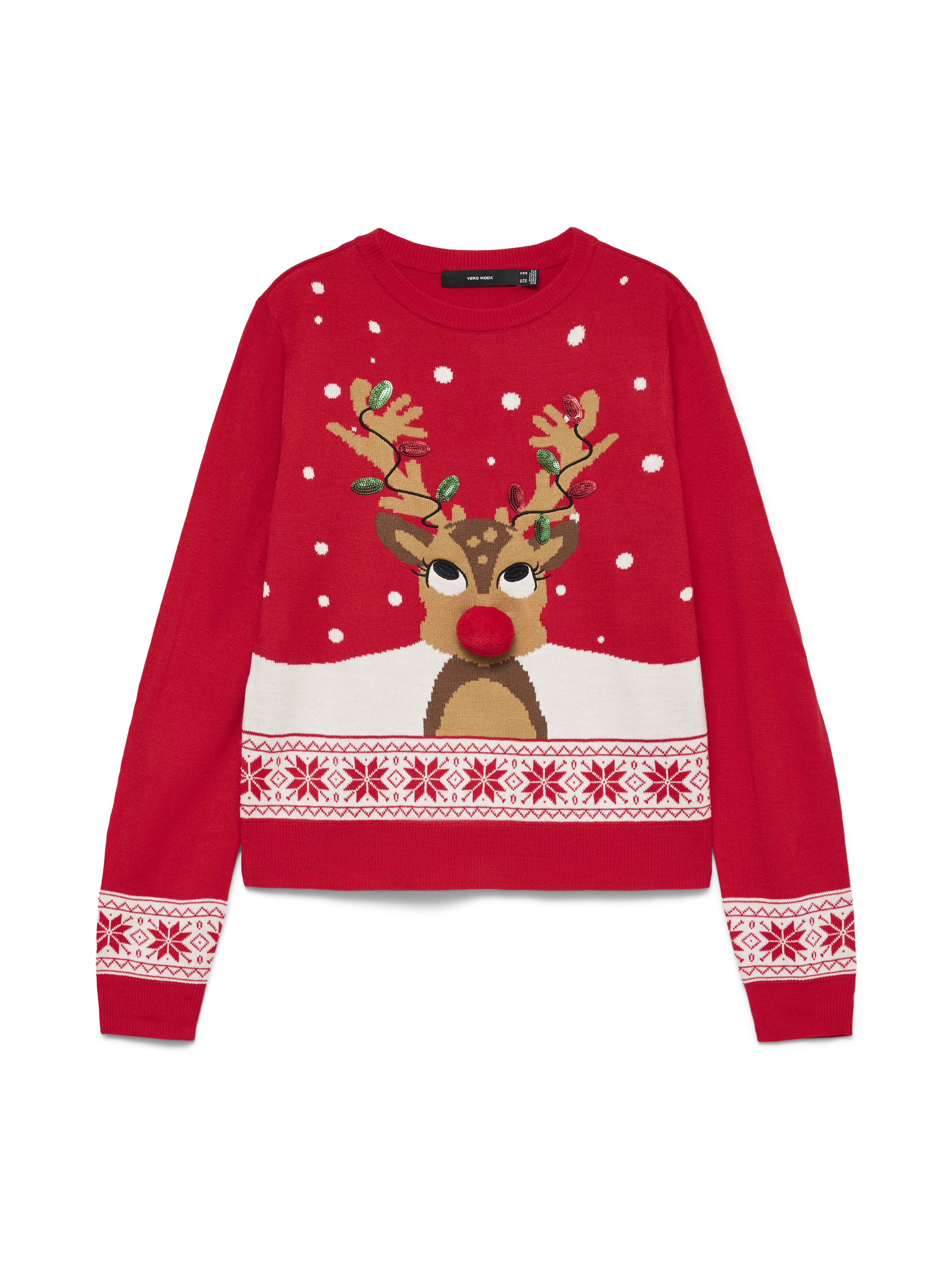 VERO MODA® VMFROSTYDEER Knitted pullover