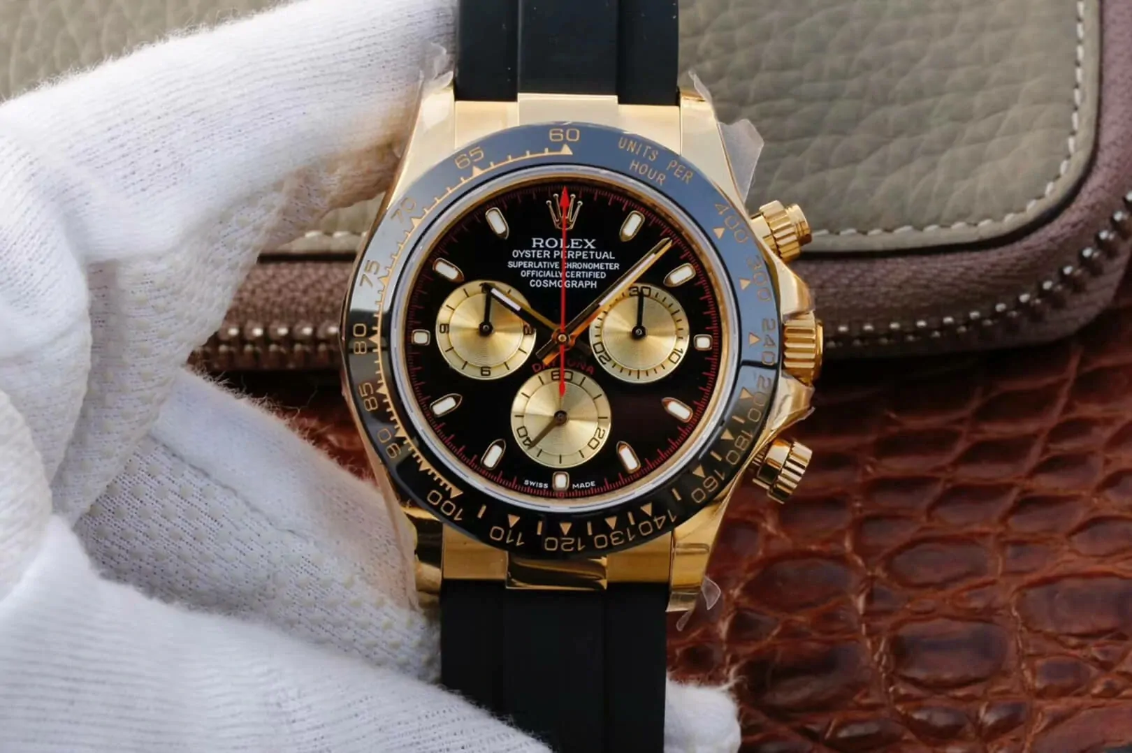 Rolex Daytona Cosmograph M116518ln-0047 JH Factory Rubber Strap