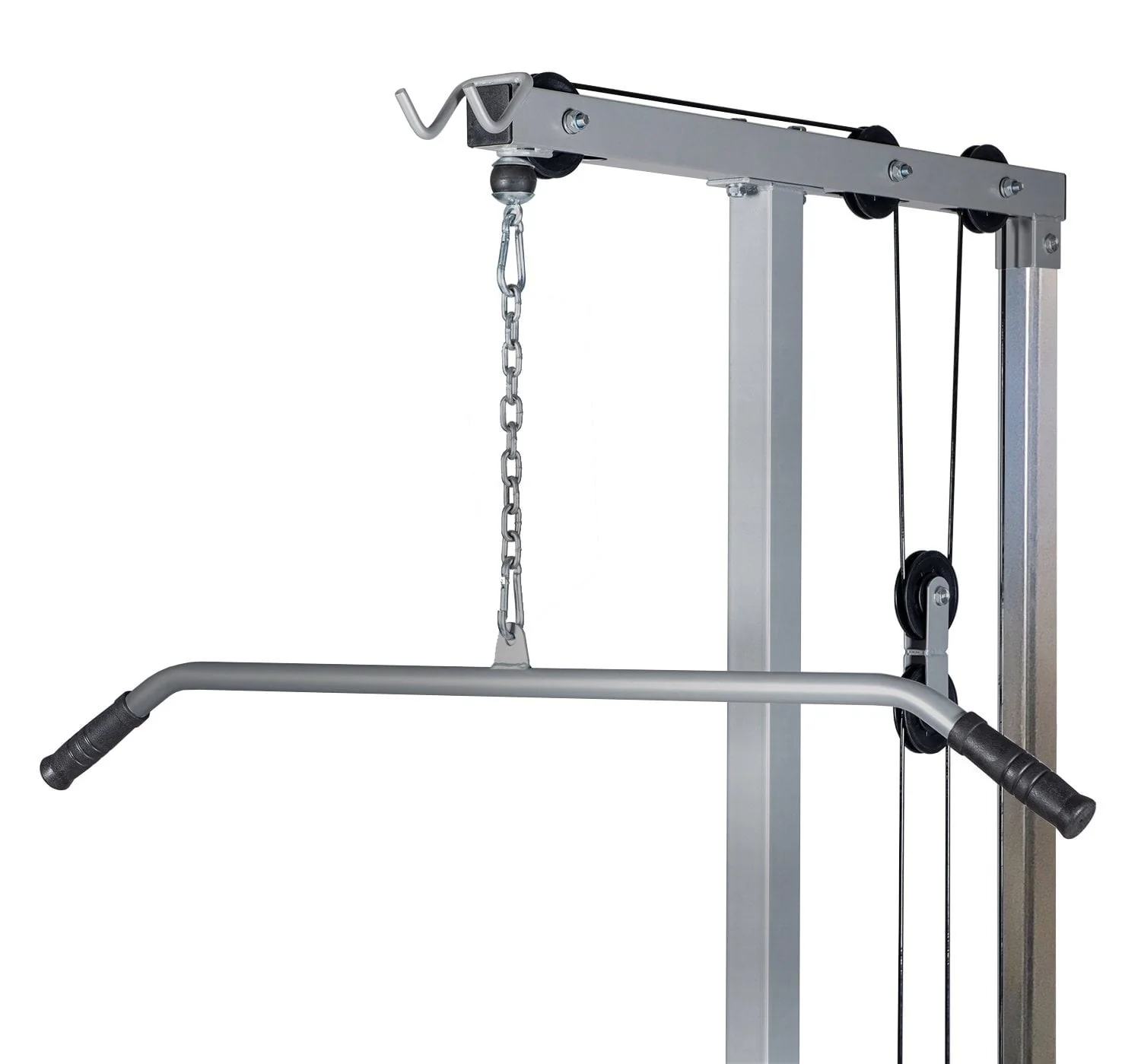 Lat Pull Down Machine Multifunction Low Row Bar Cable Fitness Body Workout Gym Image 4