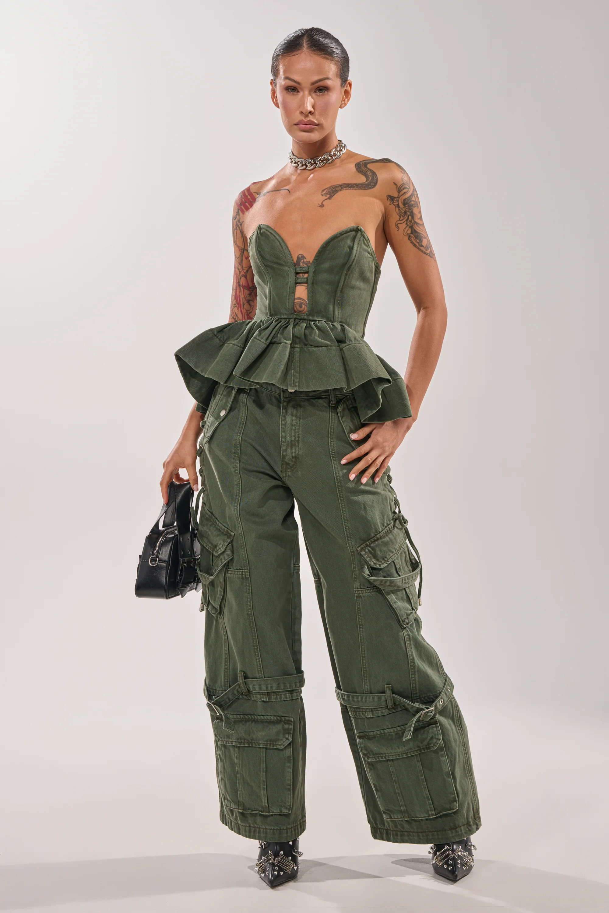 KARA CARGO DENIM - Akira Store