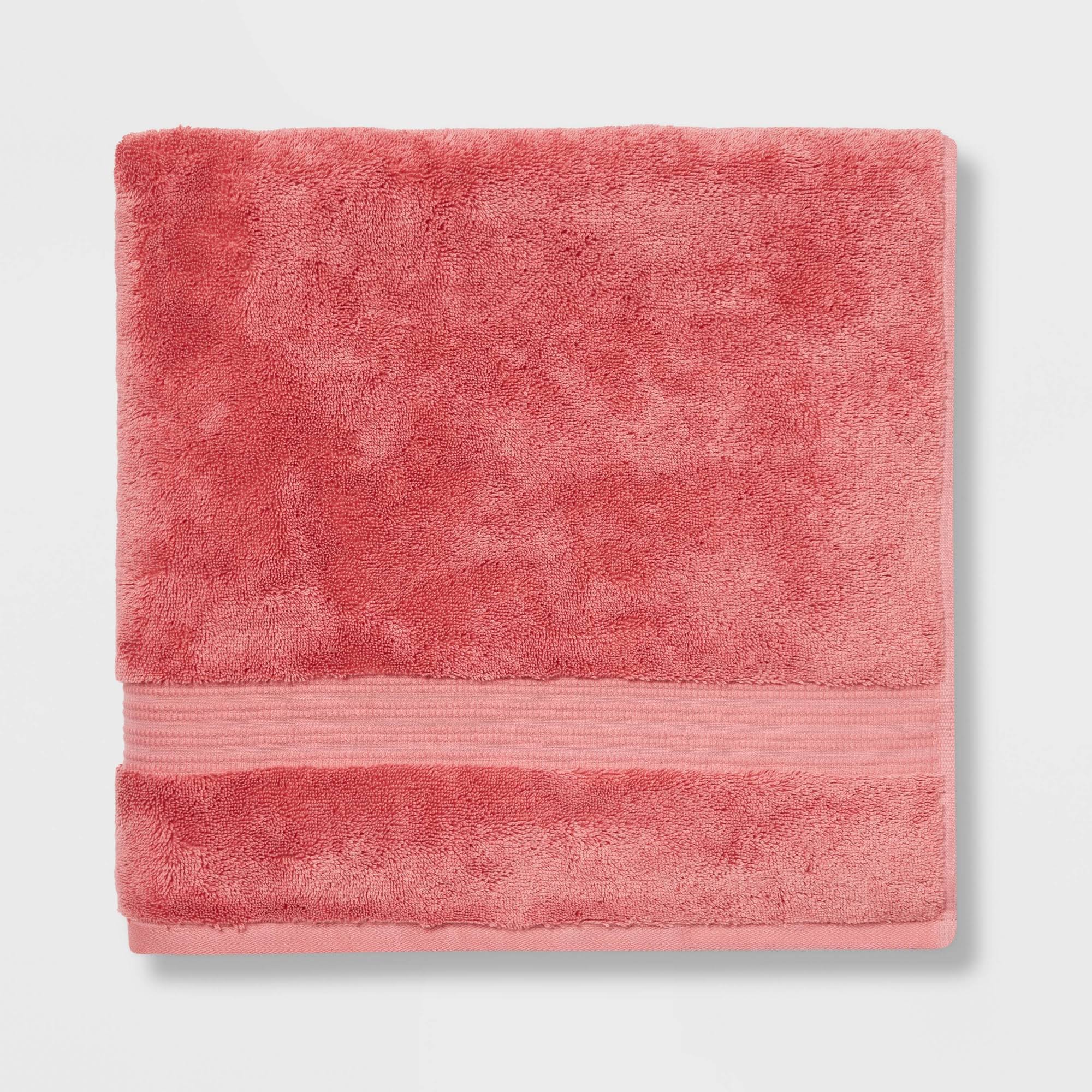 Total Fresh Antimicrobial Oversized Bath Towel Rose Pink - Threshold