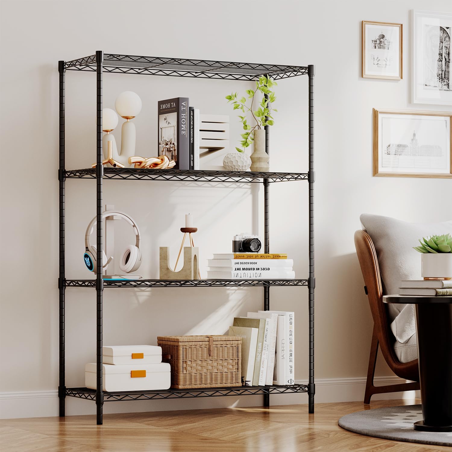 BestOffice| 4-Tier Wire Shelf| 36