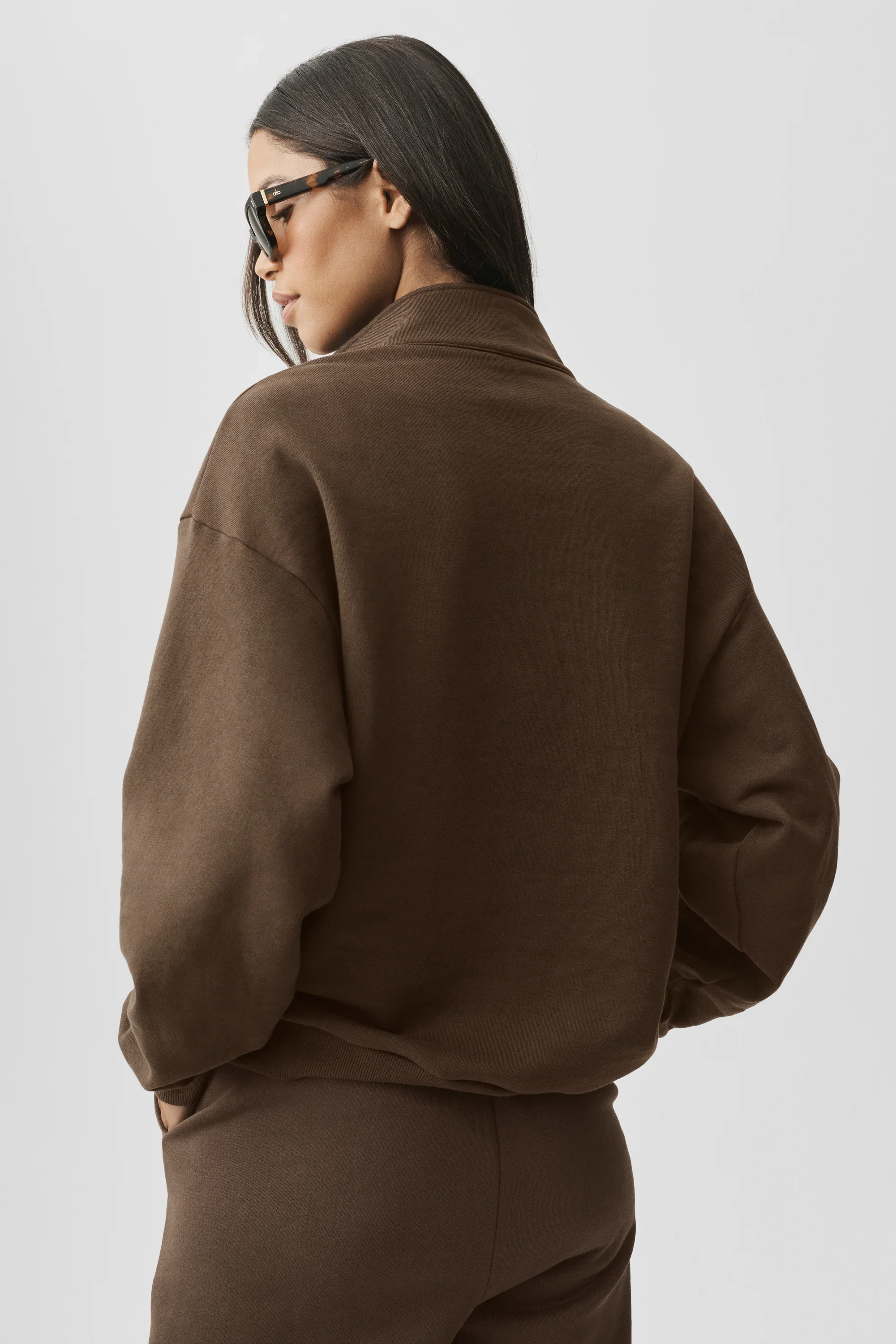 Accolade 1/4 Zip Pullover - Espresso