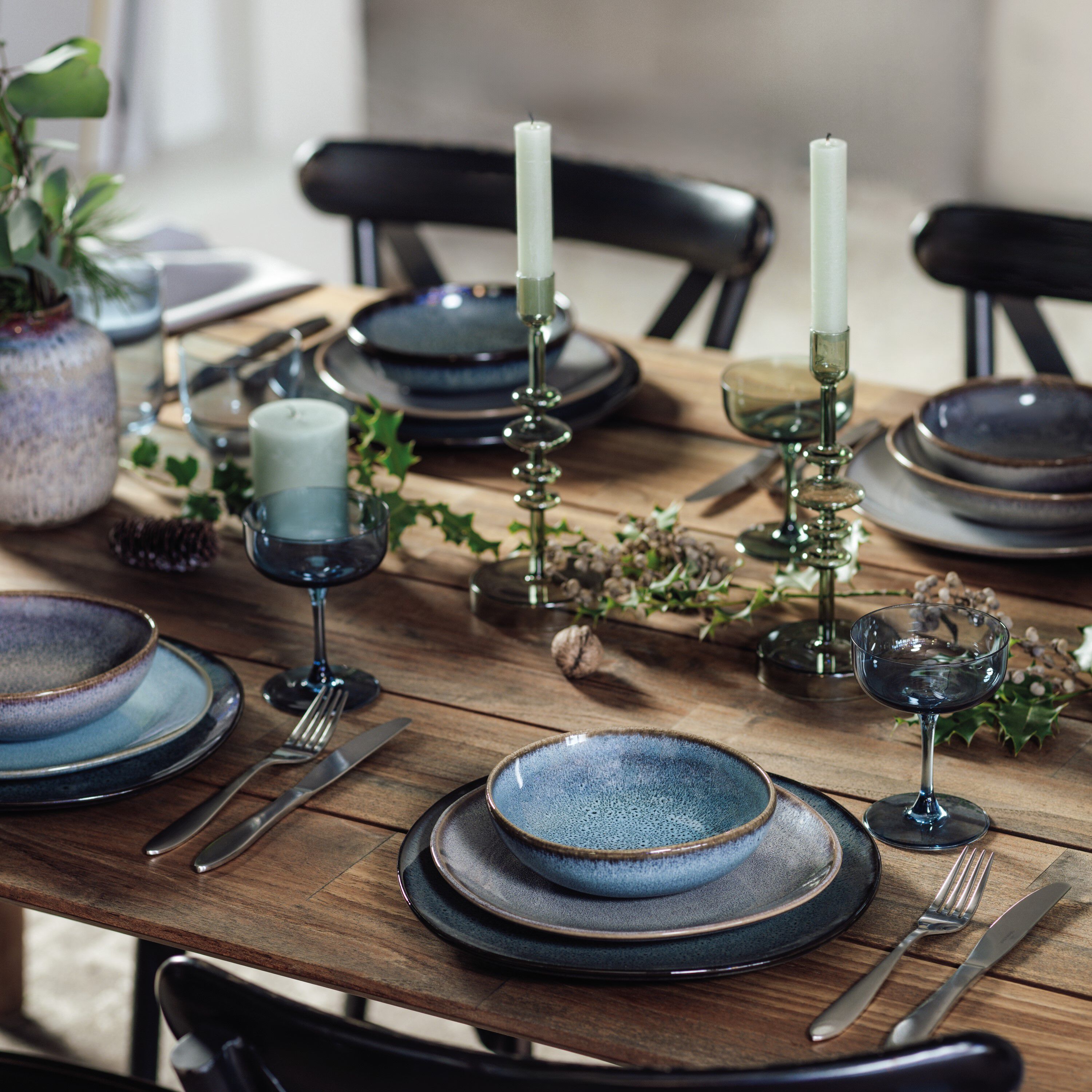 Lave Dinnerware set - Grey, stoneware