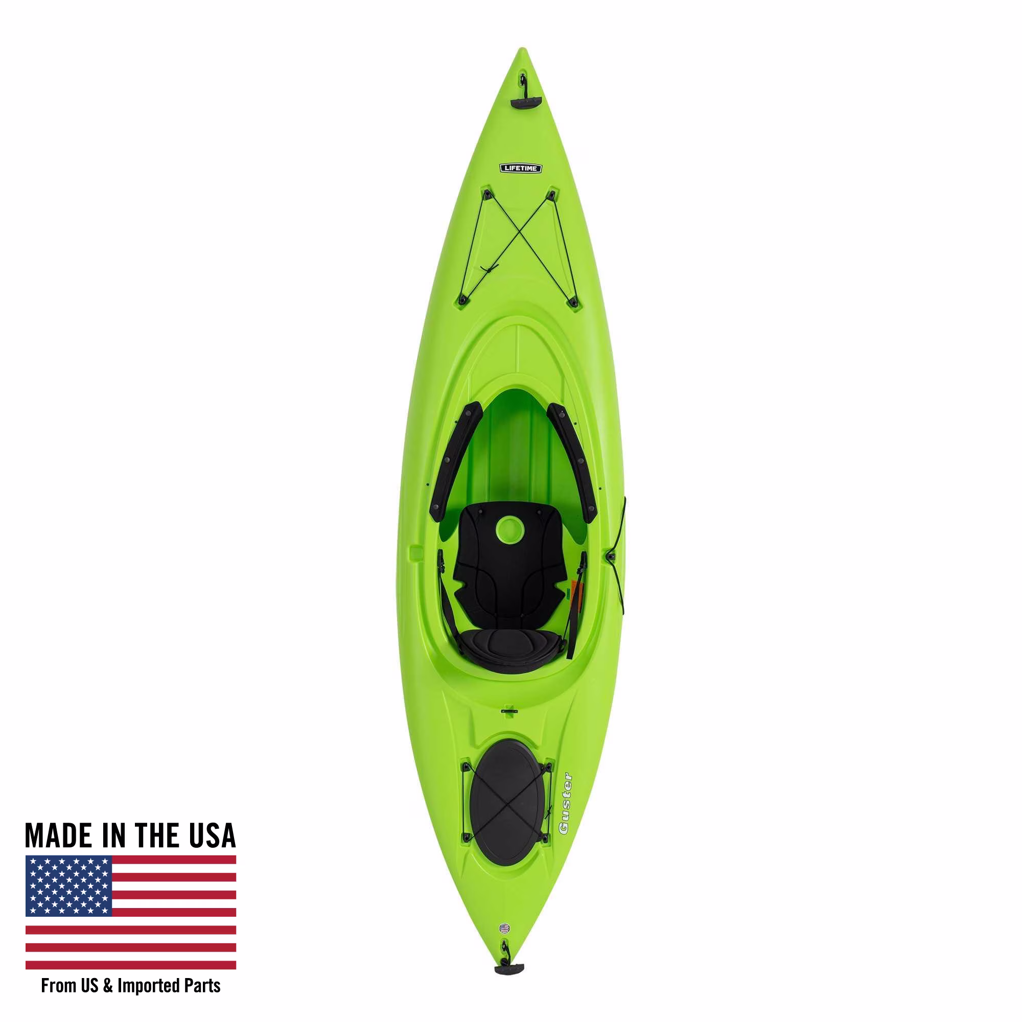 Lifetime Guster 10 Sit - Inside Kayak - Lime Green (90527)