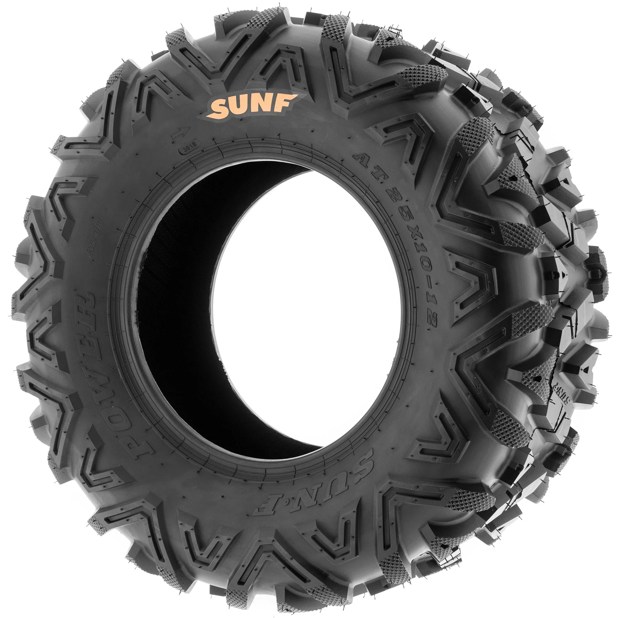Sunf All-Terrain ATV UTV Tires 24x10 - 12 24x10x12 6 PR A033 (Pair of 2)