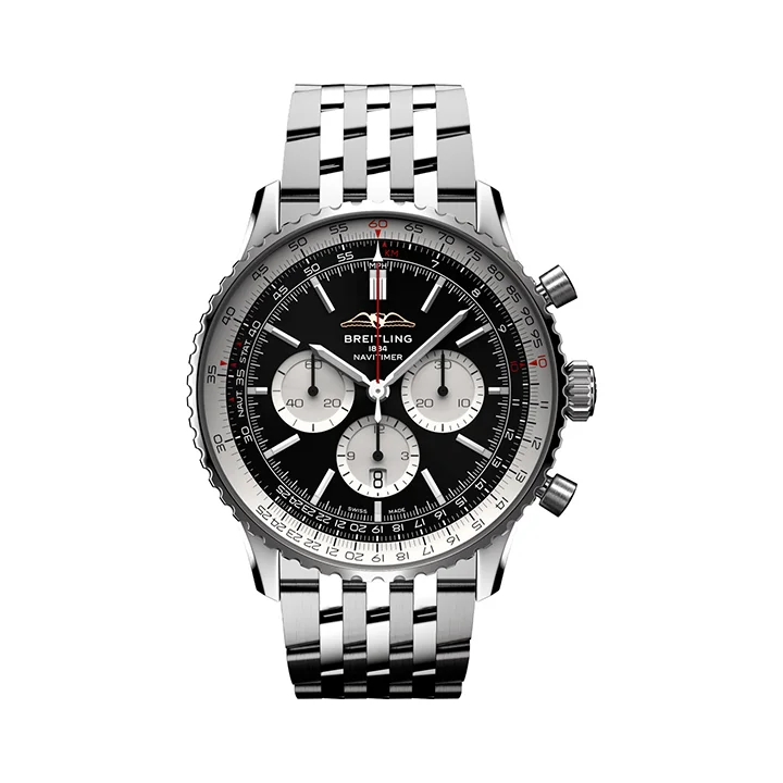 【Super Clone】Breitling AB0137211B1A1 Navitimer B01 Black Dial