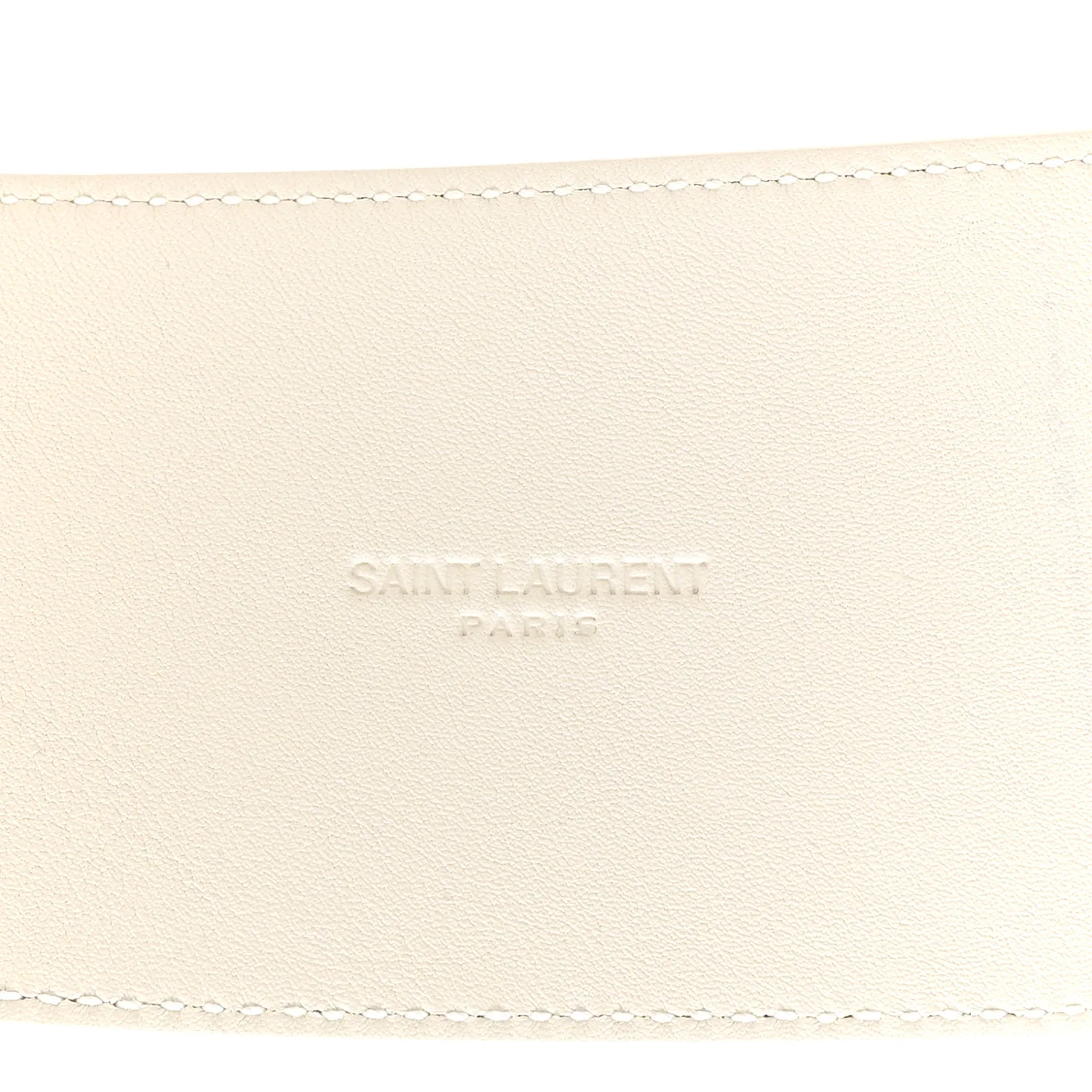 Snakeskin Corset Buckle Belt White