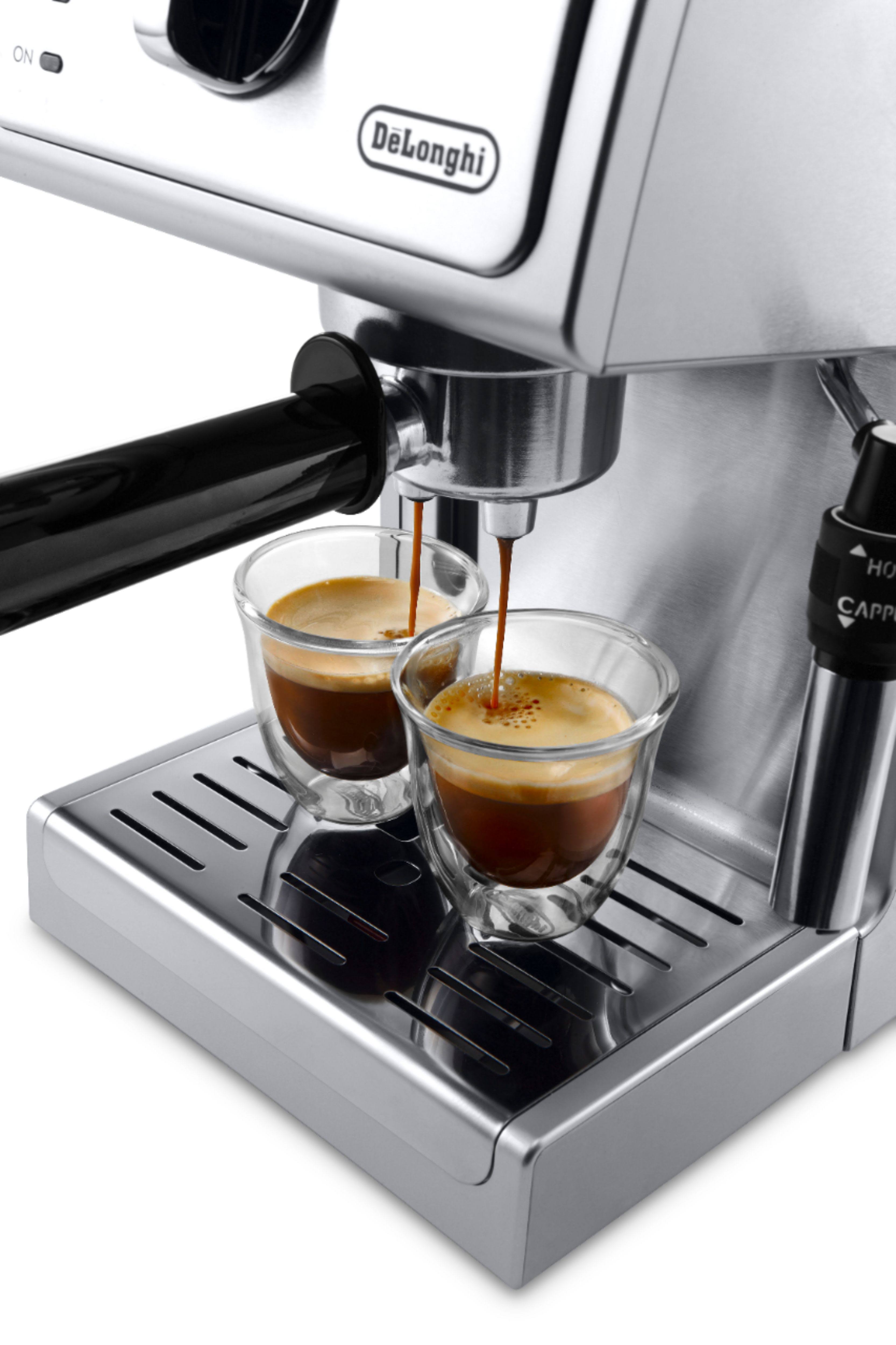 DeLonghi 15-Bar Pump Stainless Espresso and Cappuccino Machine
