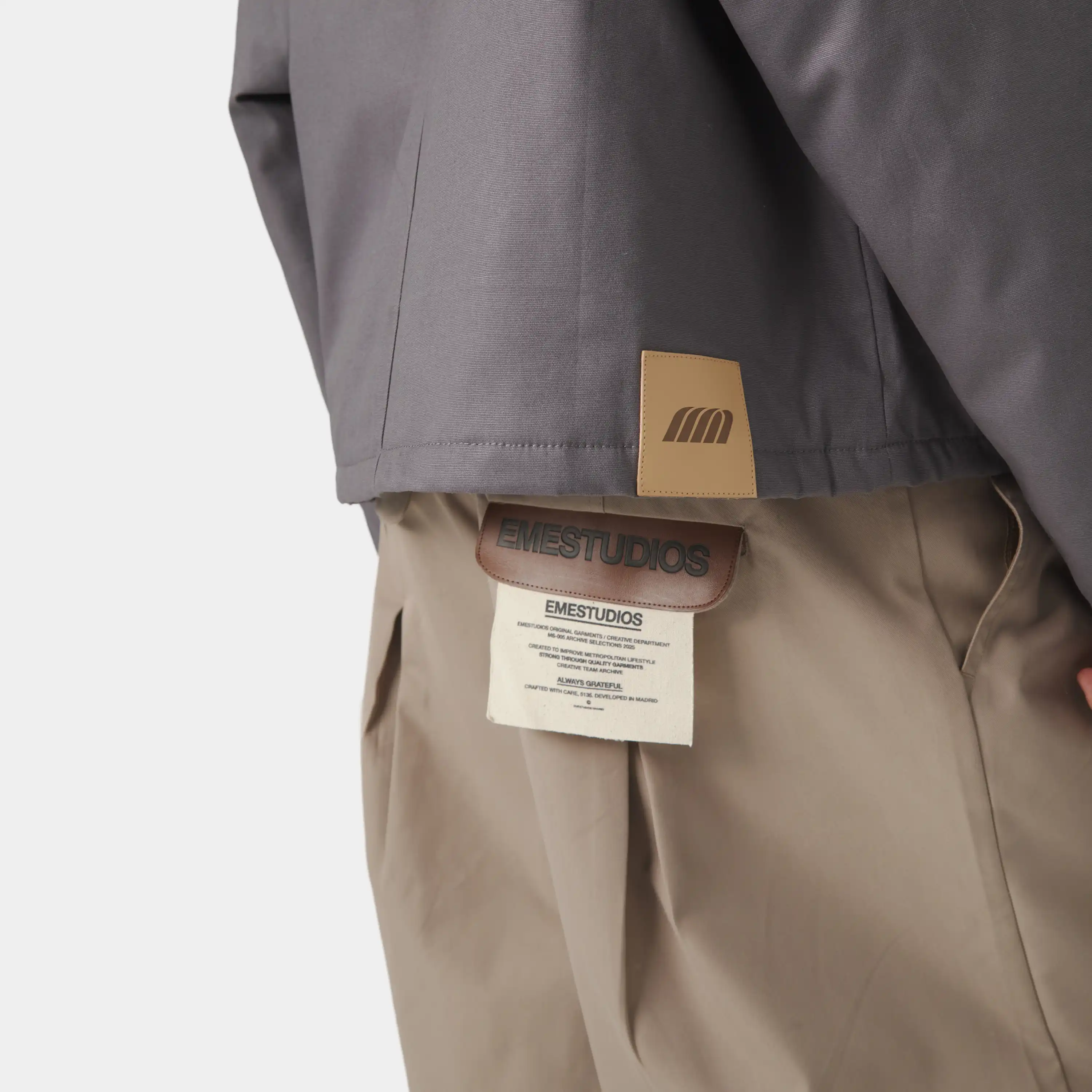 Ethos Grey Boxy Coat